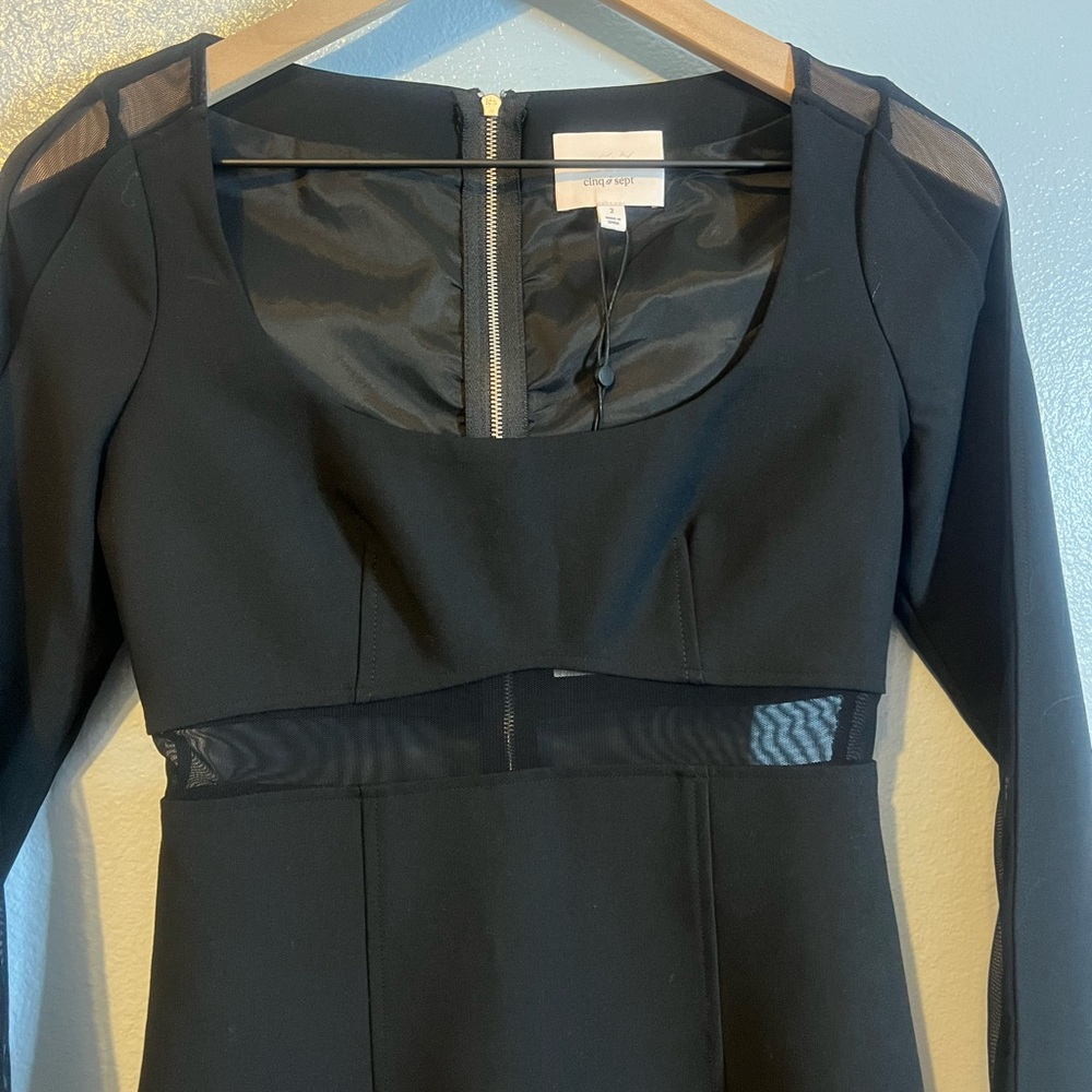 Cinq a Sept Celia Dress In Black Size 2 - Picture 3 of 7